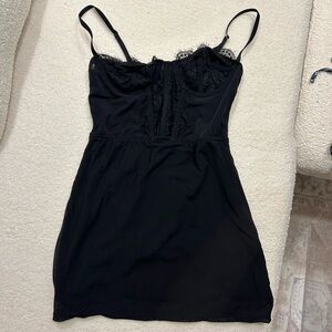 Urban Outfitters Modern Love Bustier Mini Dress - Black XS